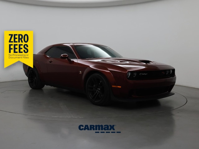 Red (Burgundy) 2023 Dodge Challenger Coupe Rear-Wheel Drive Automatic