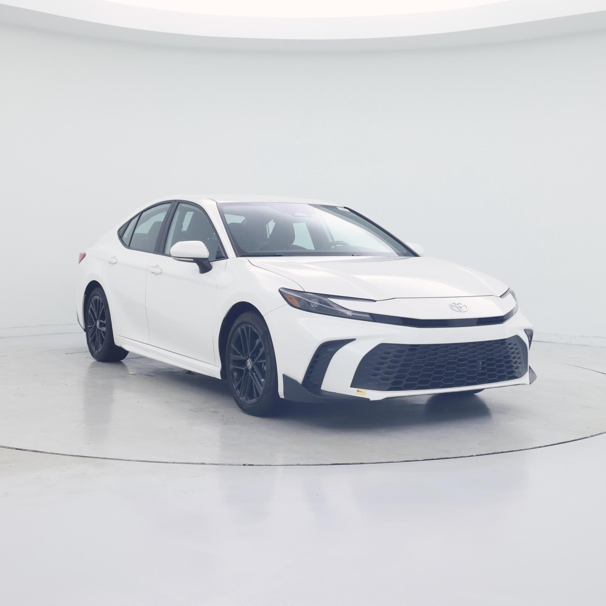 White 2025 Toyota Camry Sedan Front-Wheel Drive Automatic