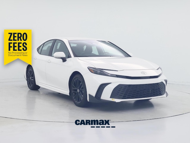 White 2025 Toyota Camry Sedan Front-Wheel Drive Automatic