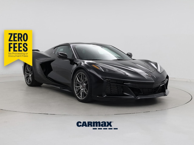 Black 2025 Chevrolet Corvette Coupe Rear-Wheel Drive Automatic