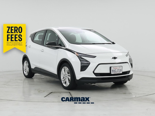 White 2023 Chevrolet Bolt EV Hatchback Front-Wheel Drive Automatic