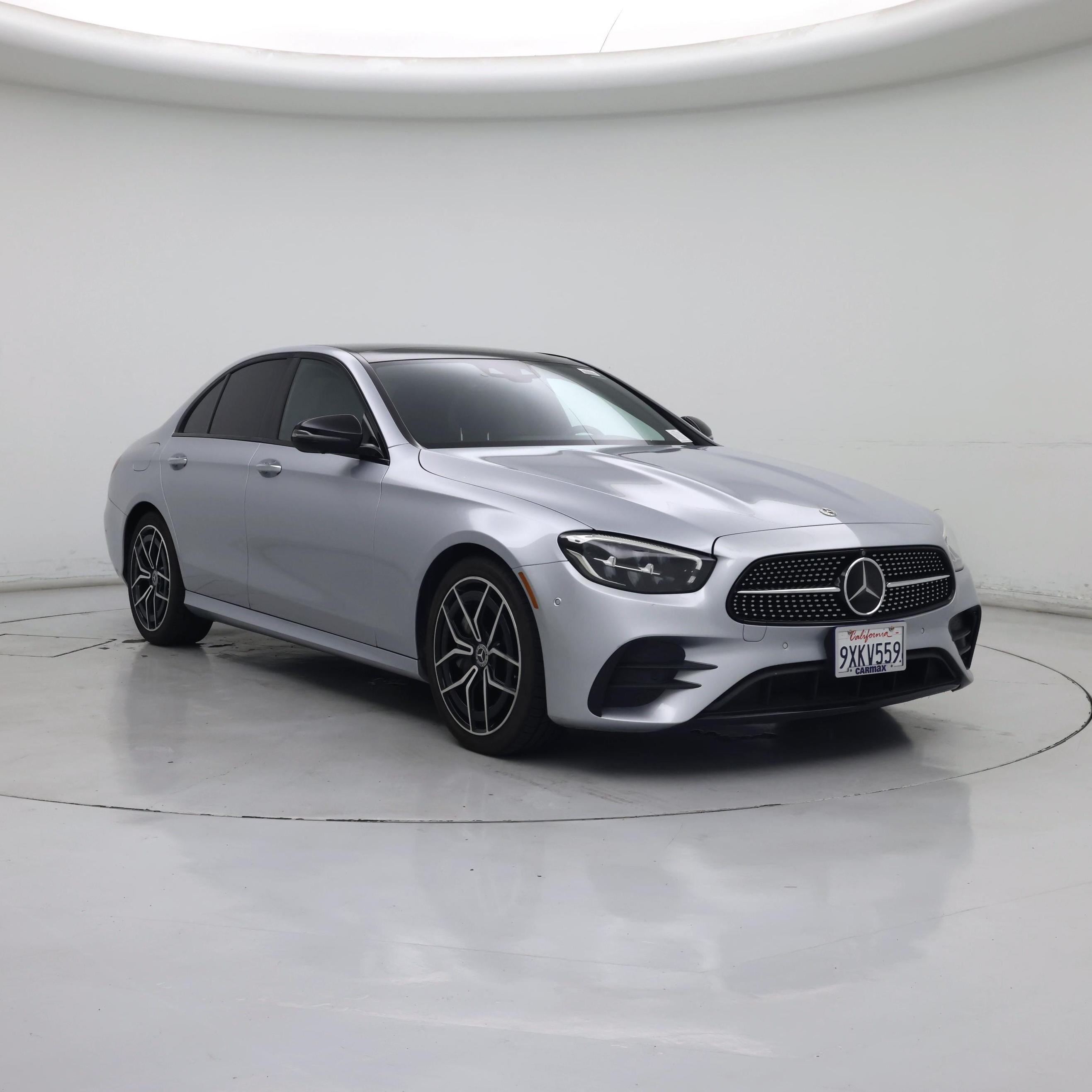 Silver 2022 Mercedes-Benz E-Class Sedan Rear-Wheel Drive Automatic