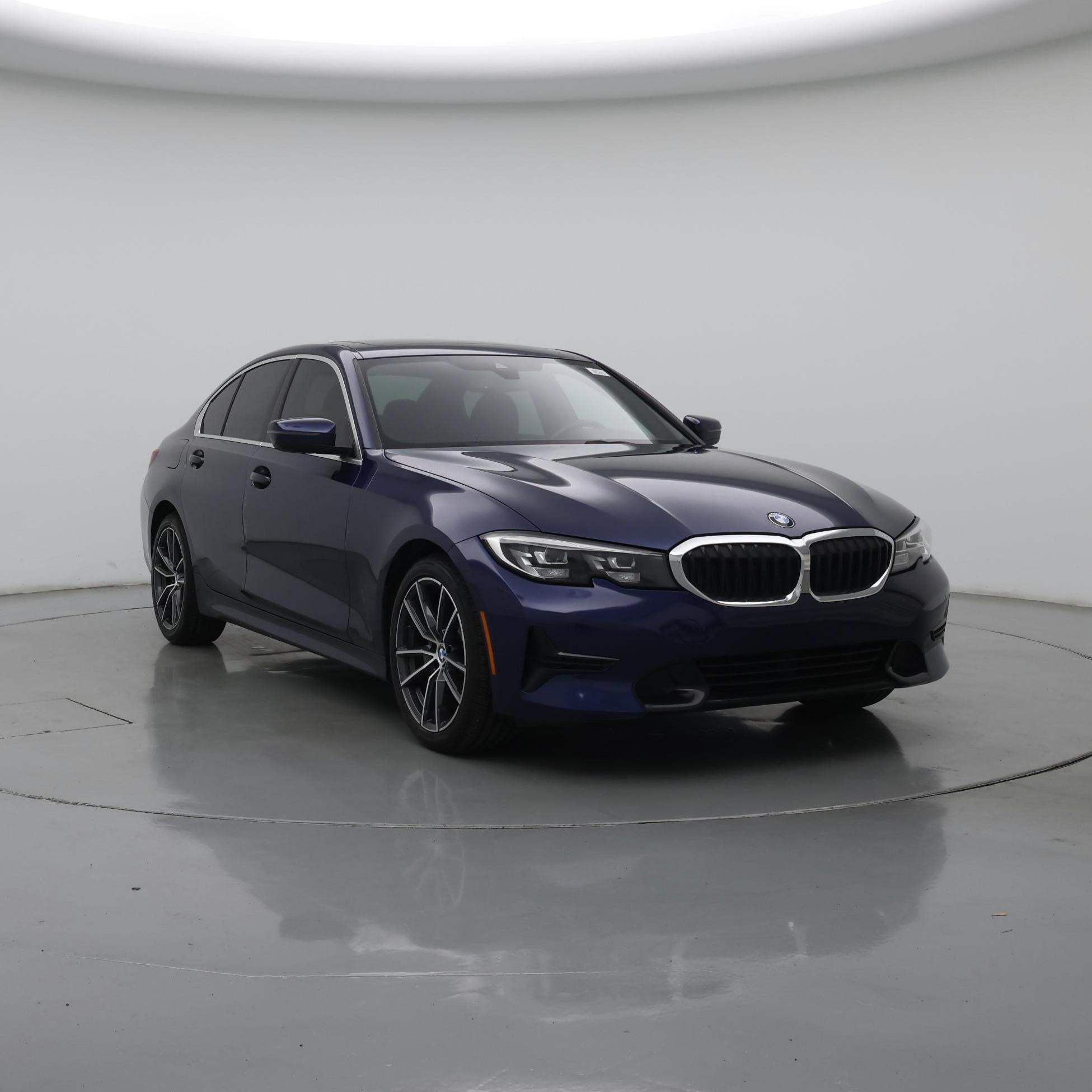 Blue 2019 BMW 3 Series Sedan Rear-Wheel Drive Automatic