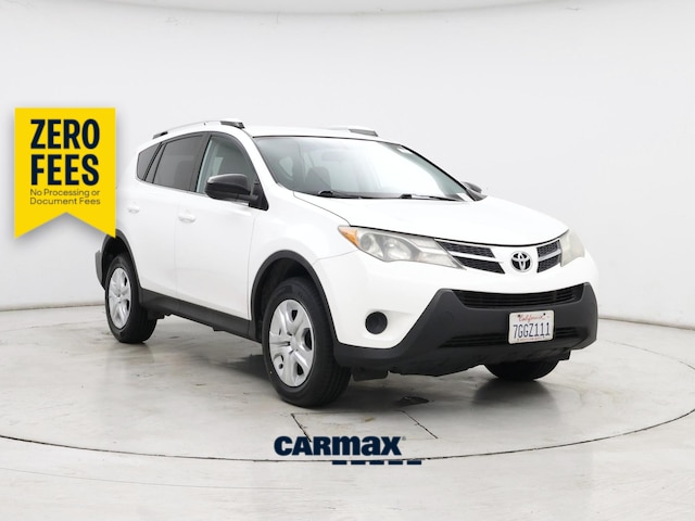 White 2014 Toyota RAV4 SUV / Crossover Front-Wheel Drive Automatic