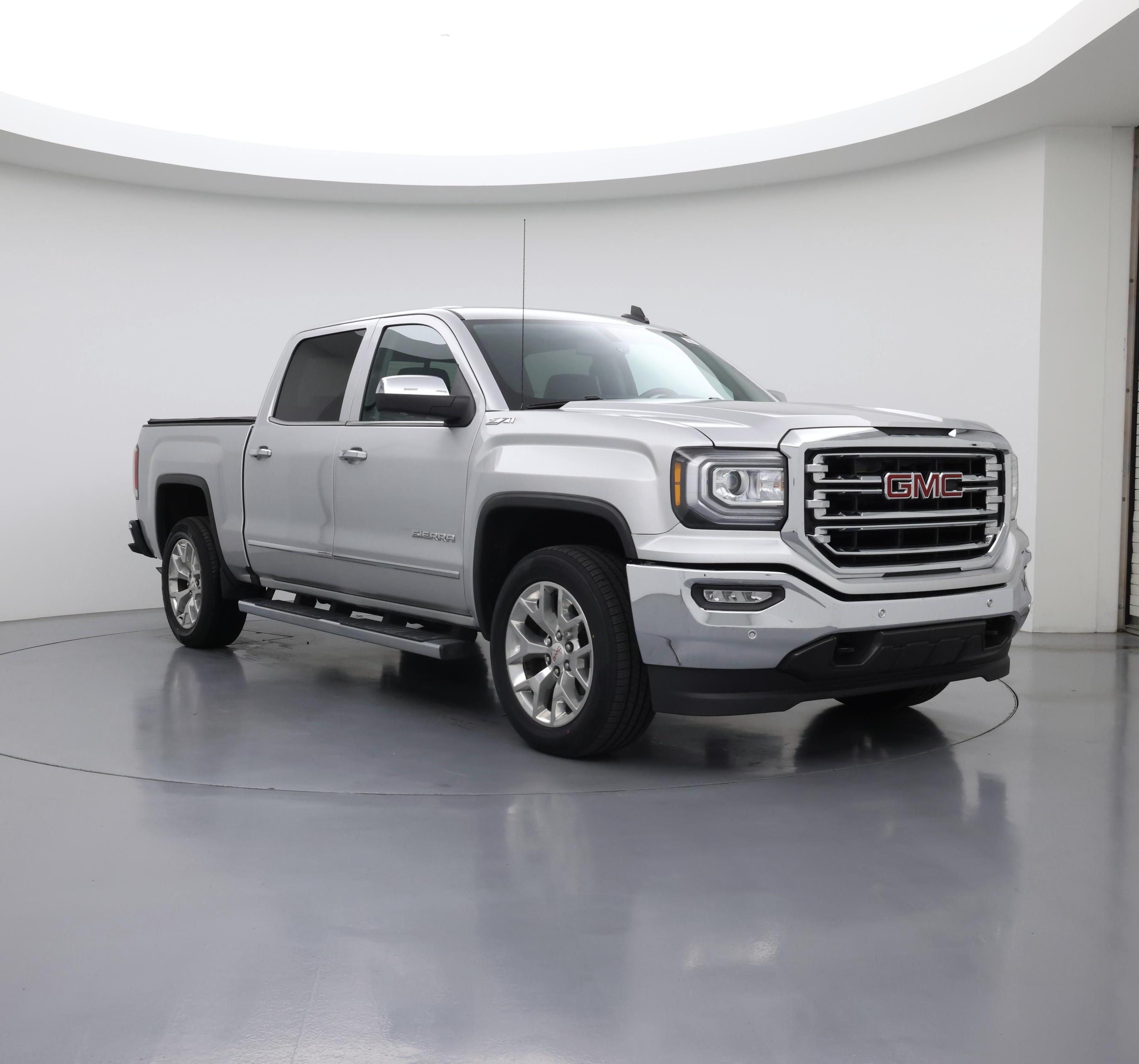 Silver 2017 GMC Sierra 1500 Pickup Truck Four-Wheel Drive Automatic