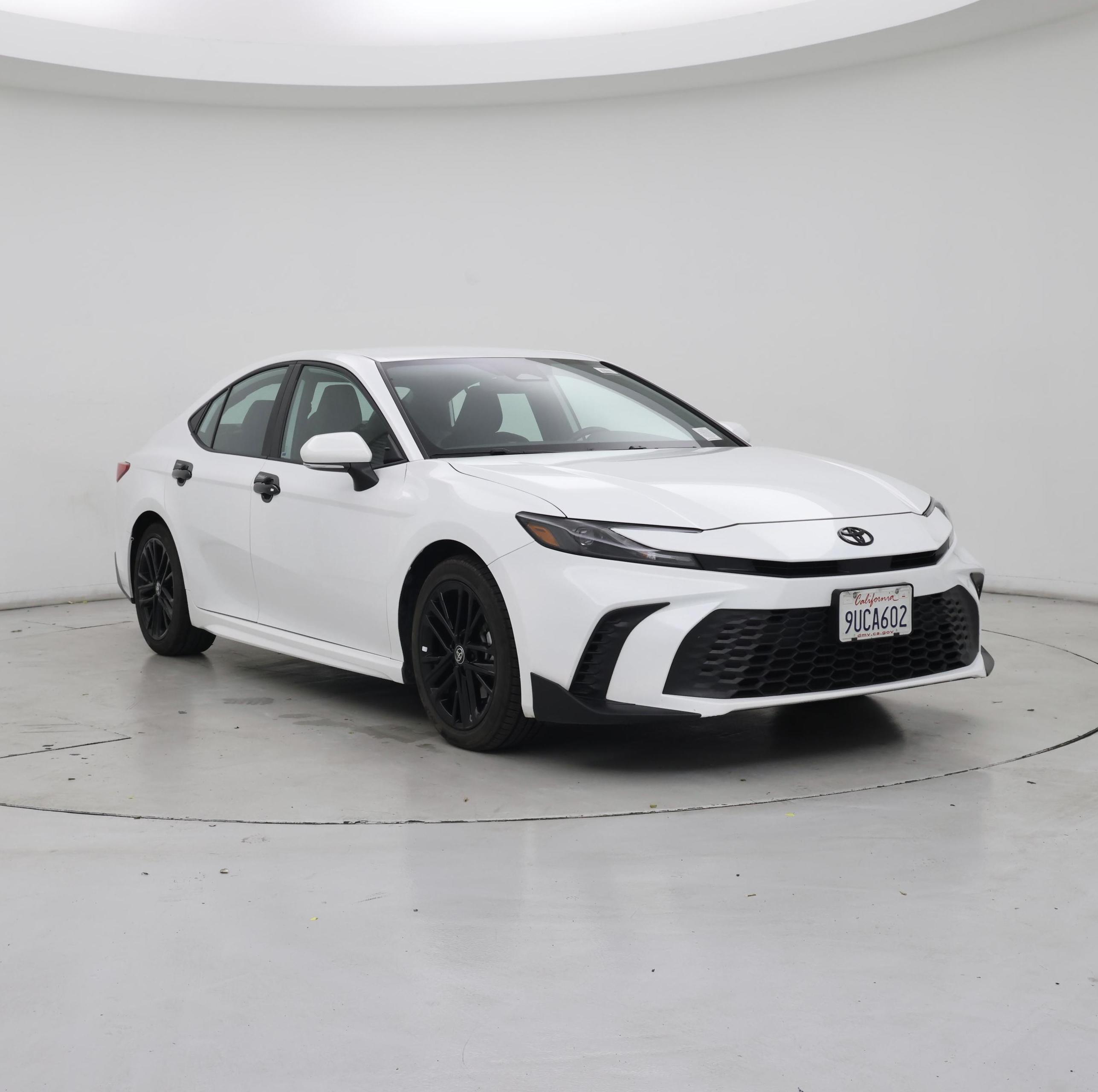 White 2025 Toyota Camry Sedan Front-Wheel Drive Automatic