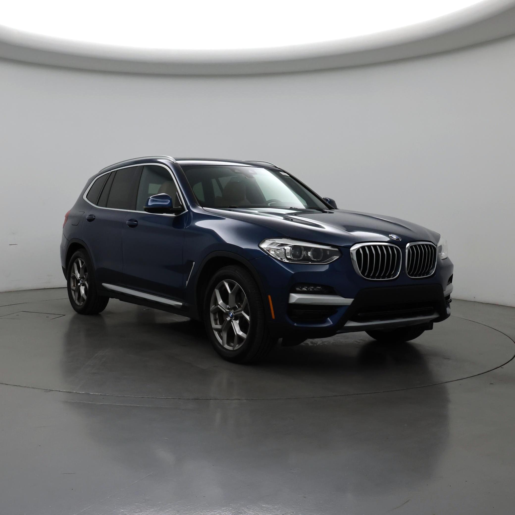 Blue 2020 BMW X3 SUV / Crossover Rear-Wheel Drive Automatic