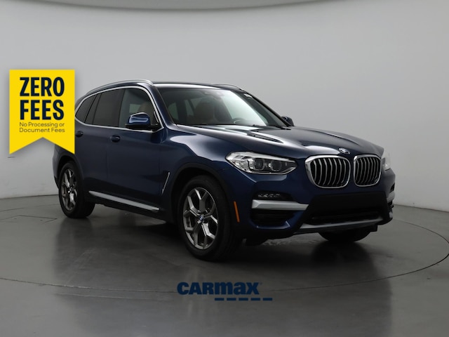 Blue 2020 BMW X3 SUV / Crossover Rear-Wheel Drive Automatic