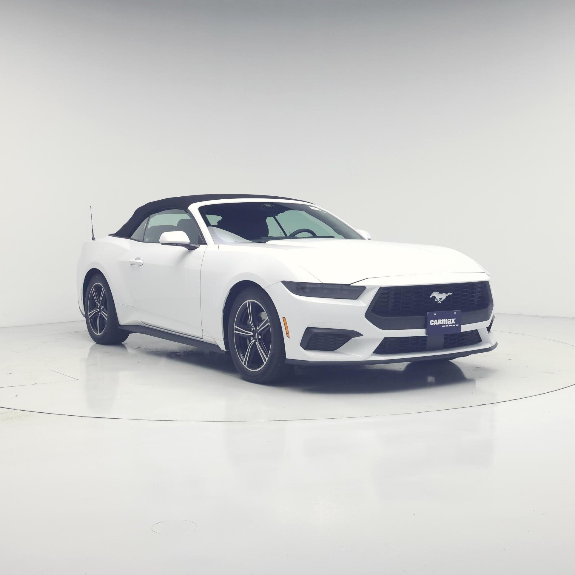 White 2025 Ford Mustang Convertible Rear-Wheel Drive Automatic