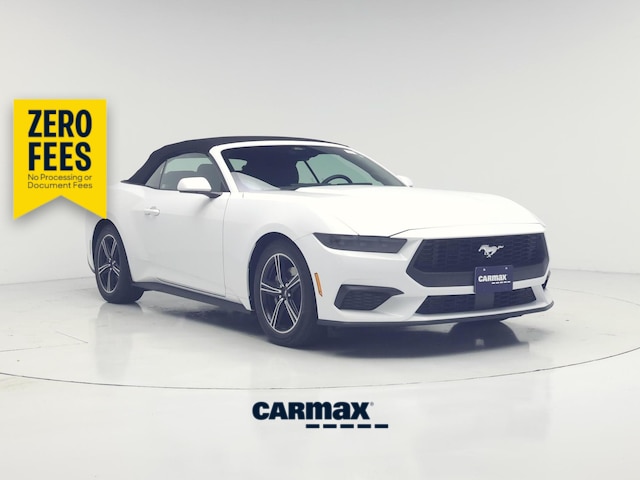 White 2025 Ford Mustang Convertible Rear-Wheel Drive Automatic