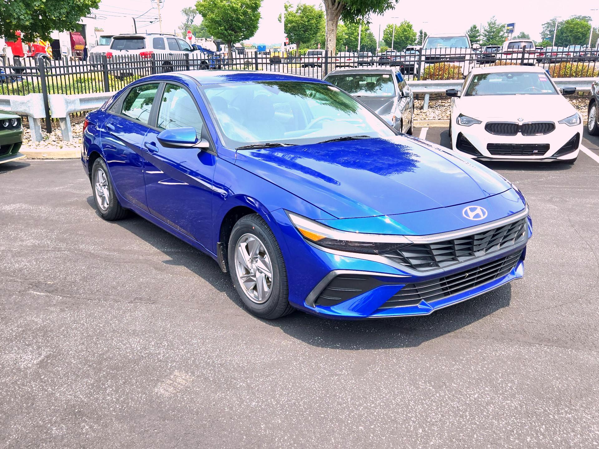 Blue 2024 Hyundai Elantra Sedan Front-Wheel Drive Automatic