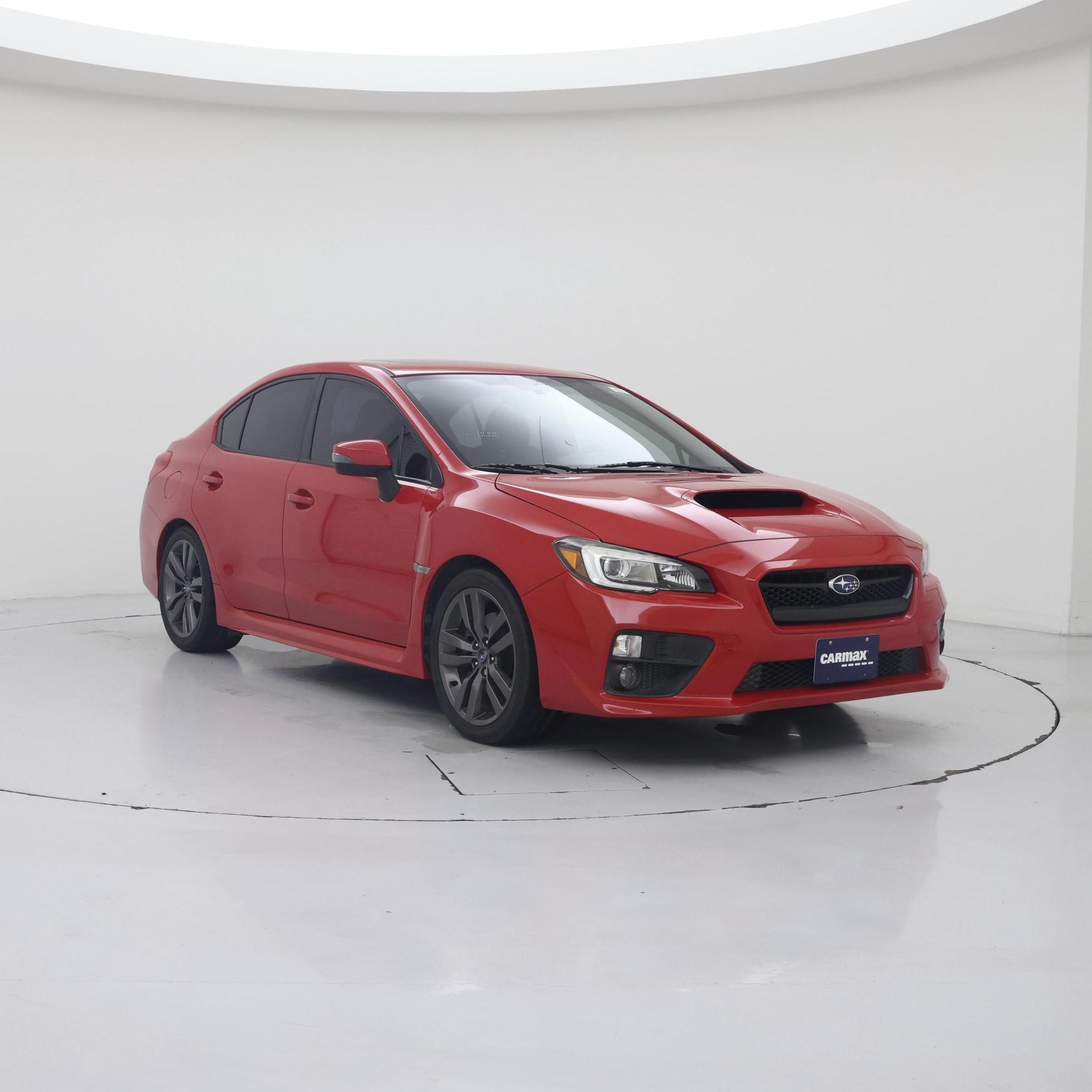 Red 2016 Subaru WRX Sedan All-Wheel Drive Automatic