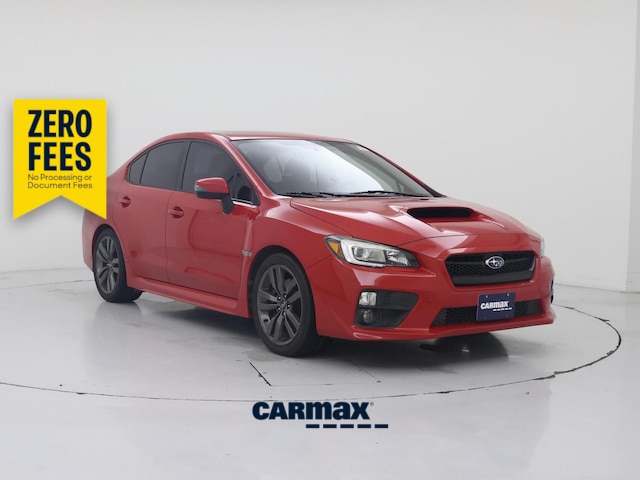 Red 2016 Subaru WRX Sedan All-Wheel Drive Automatic