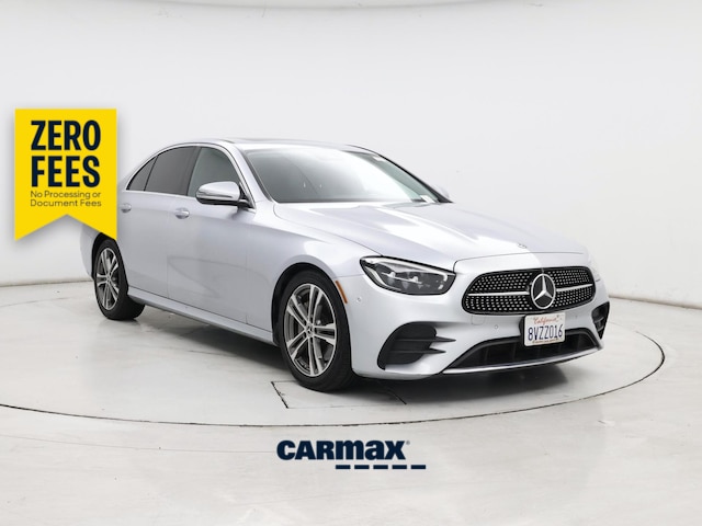 Silver 2021 Mercedes-Benz E-Class Sedan Rear-Wheel Drive Automatic