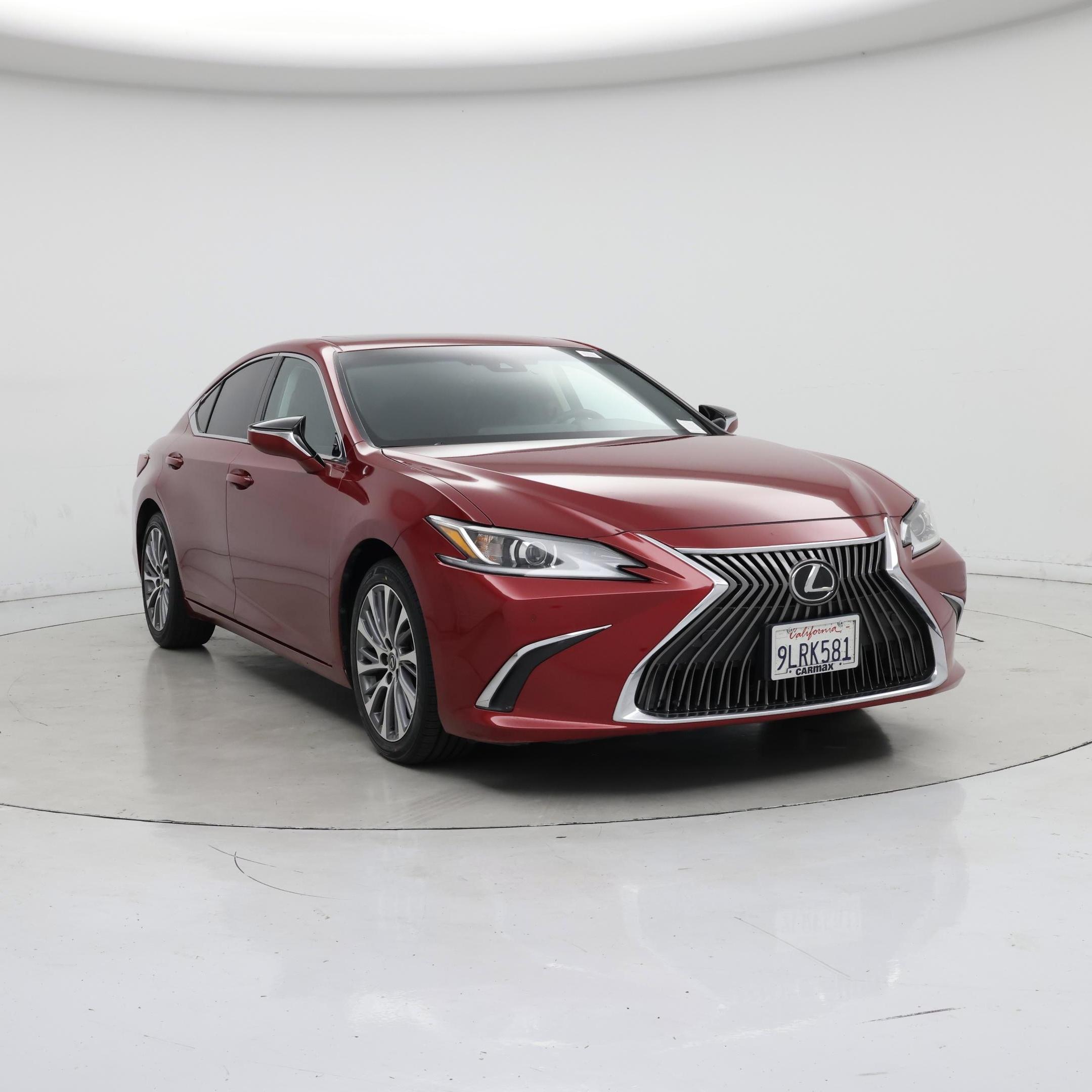 Red 2019 Lexus ES Sedan Front-Wheel Drive Automatic
