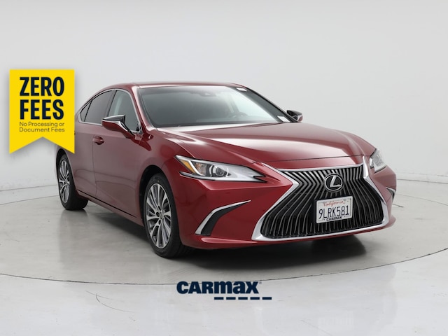 Red 2019 Lexus ES Sedan Front-Wheel Drive Automatic