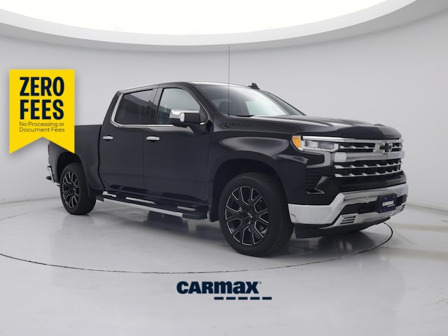 Black 2023 Chevrolet Silverado 1500 Pickup Truck Four-Wheel Drive Automatic