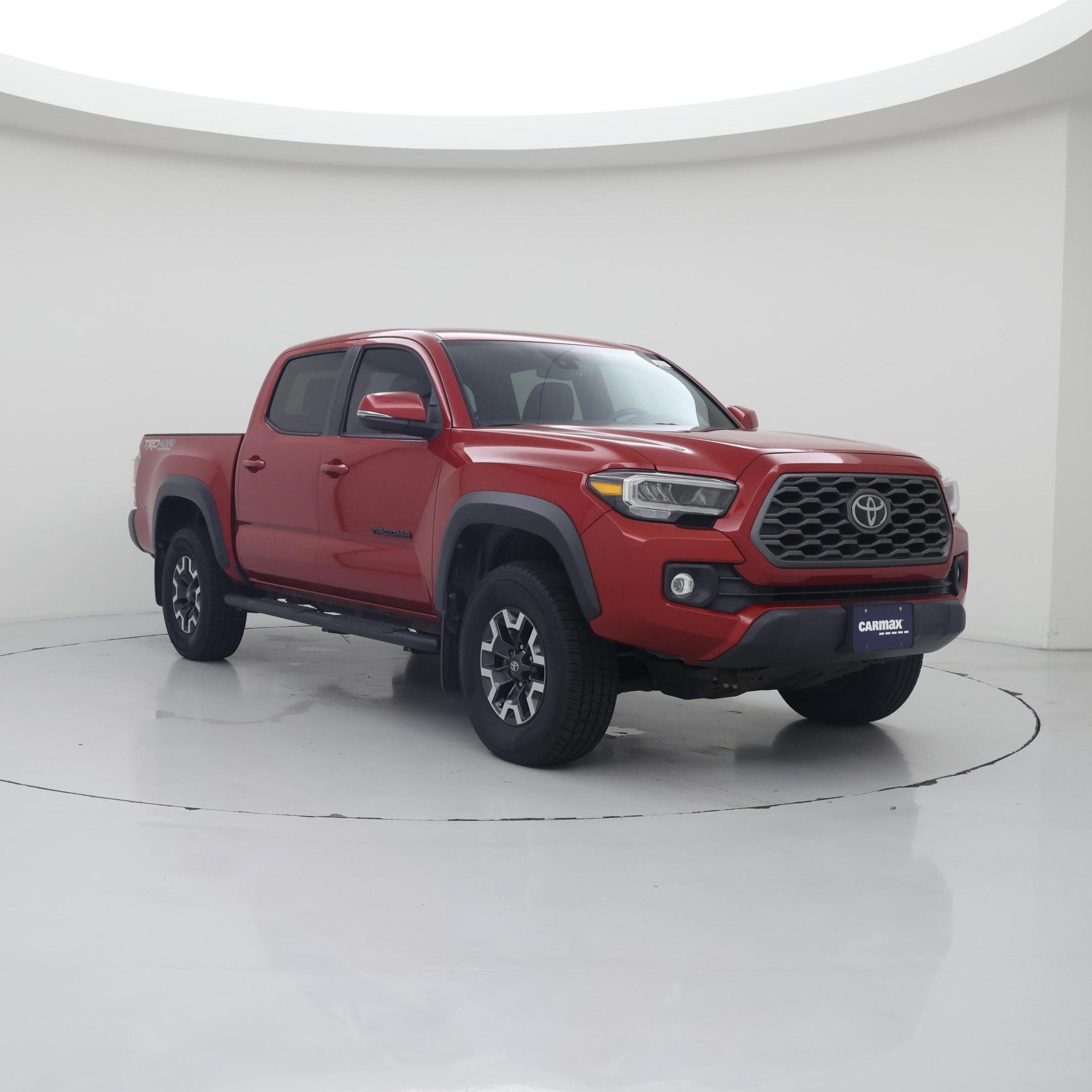Red 2022 Toyota Tacoma Pickup Truck Four-Wheel Drive Automatic
