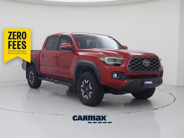 Red 2022 Toyota Tacoma Pickup Truck Four-Wheel Drive Automatic