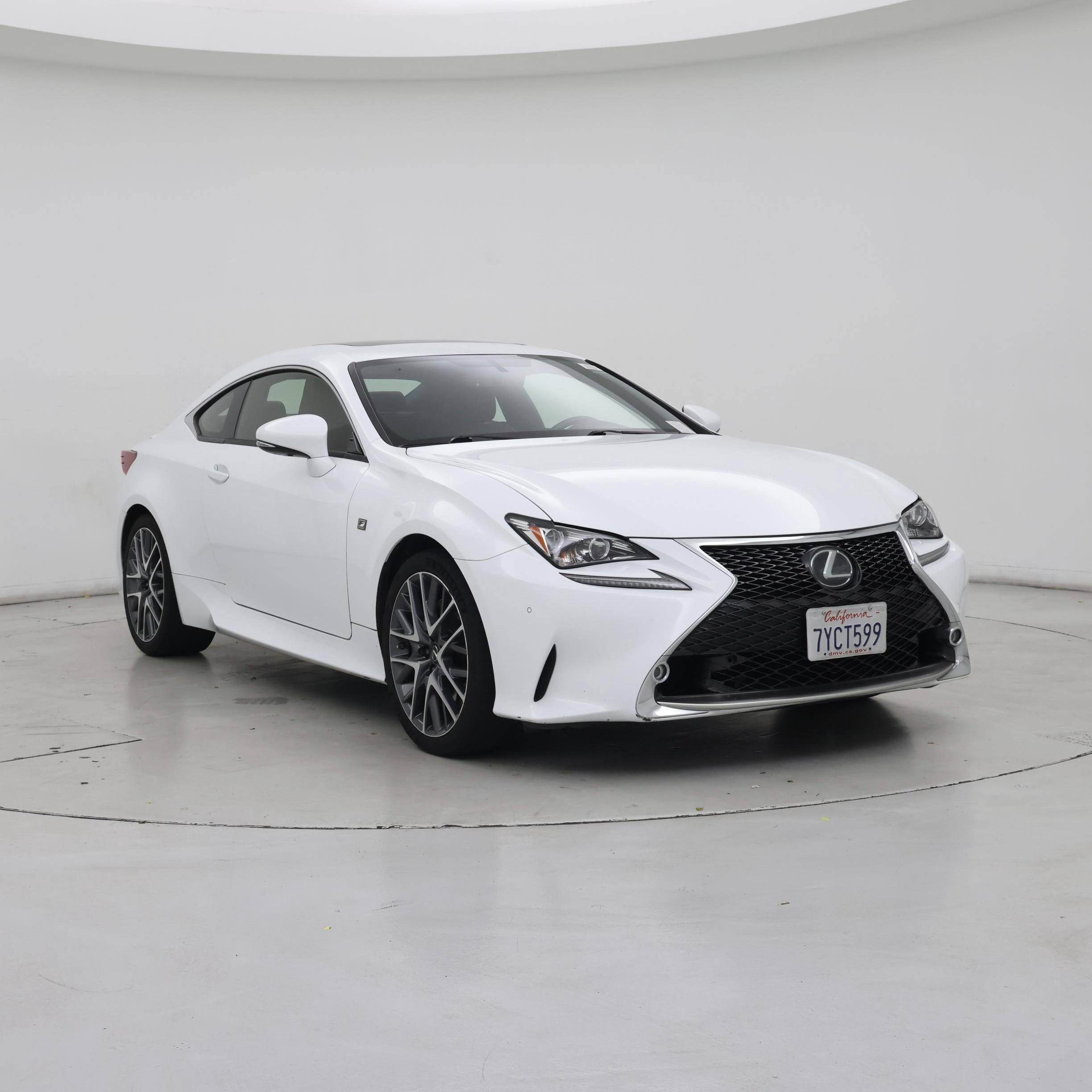 White 2017 Lexus RC Coupe Rear-Wheel Drive Automatic