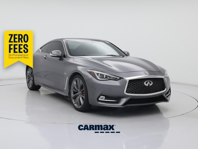 Gray 2018 INFINITI Q60 Coupe All-Wheel Drive Automatic