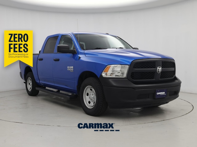 Blue 2021 RAM 1500 Pickup Truck Four-Wheel Drive Automatic