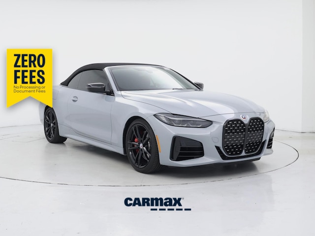 Gray 2023 BMW 4 Series Convertible Rear-Wheel Drive Automatic