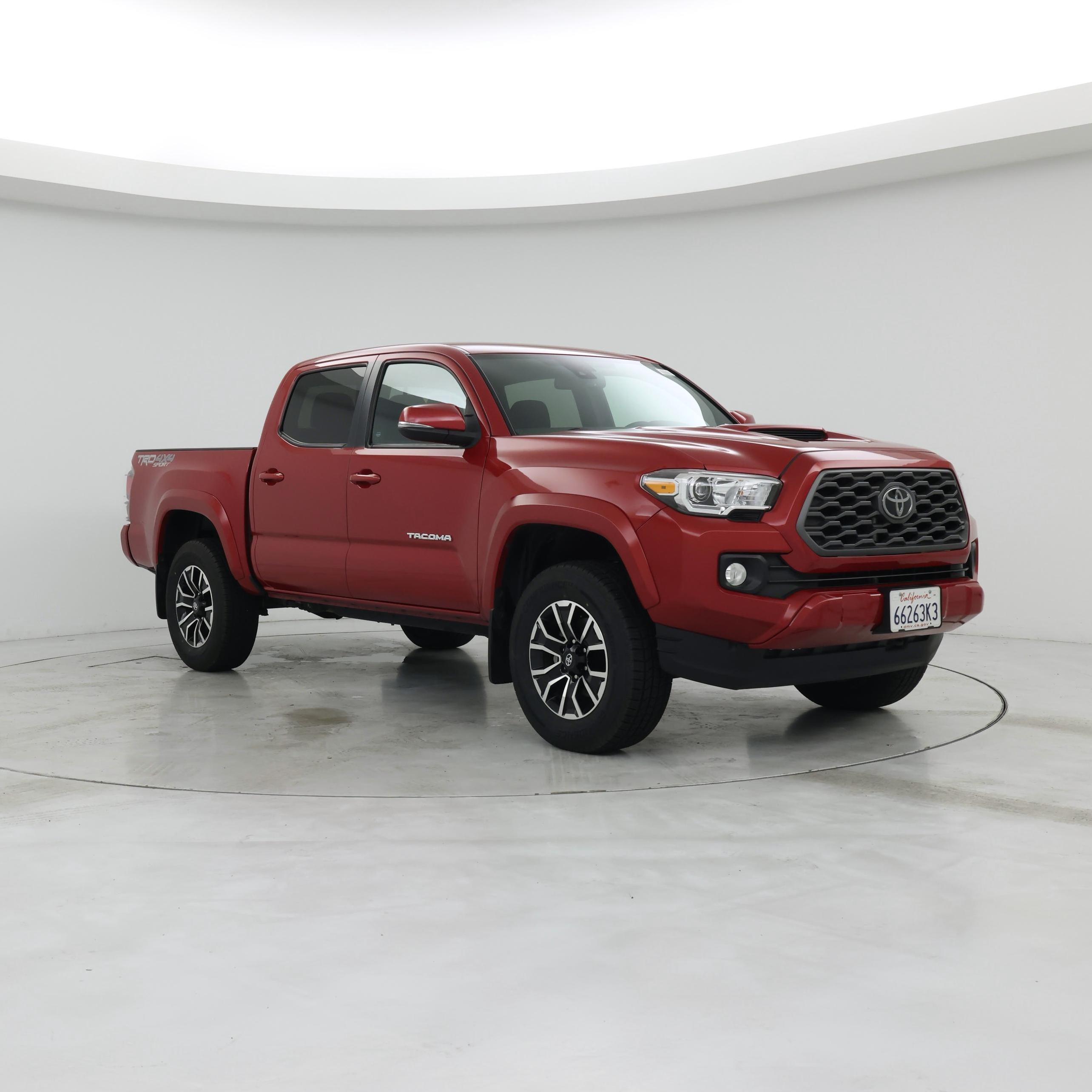 Red 2022 Toyota Tacoma Pickup Truck Four-Wheel Drive Automatic