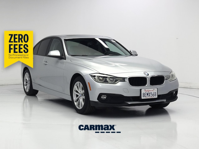 Silver 2018 BMW 3 Series Sedan Rear-Wheel Drive Automatic