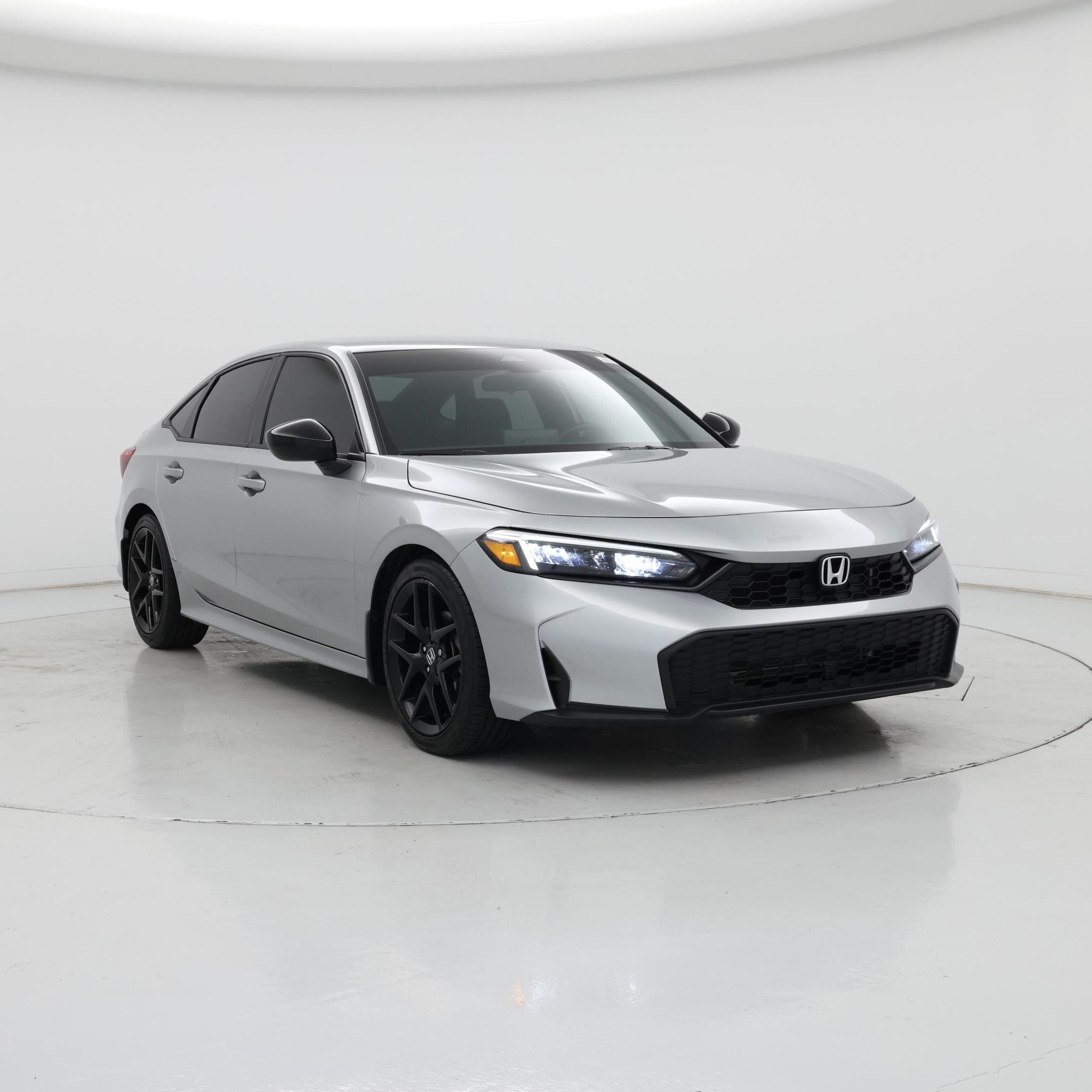 Silver 2026 Honda Civic Sedan Front-Wheel Drive Automatic