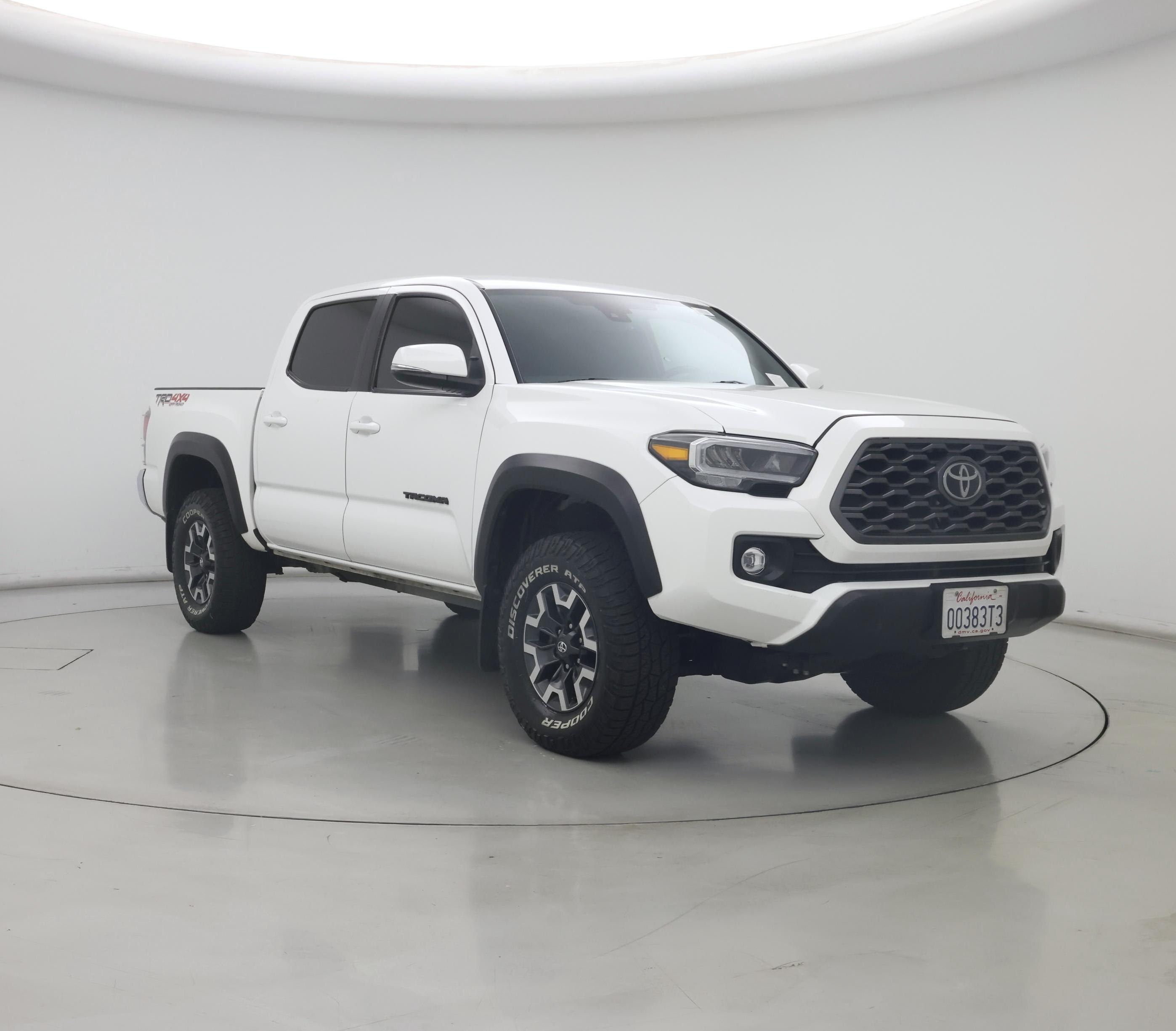 White 2023 Toyota Tacoma Pickup Truck Four-Wheel Drive Automatic