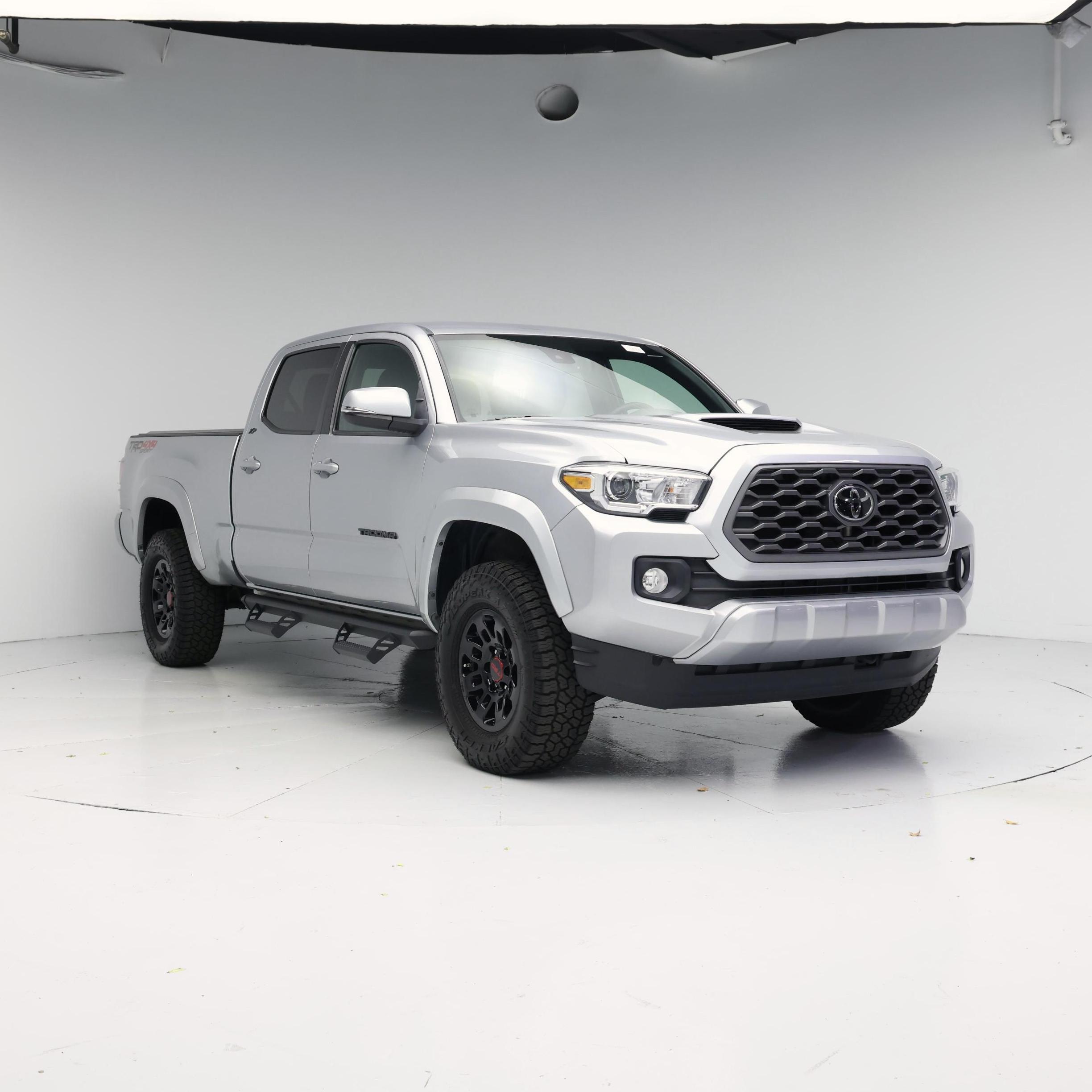Silver 2022 Toyota Tacoma Pickup Truck Four-Wheel Drive Automatic