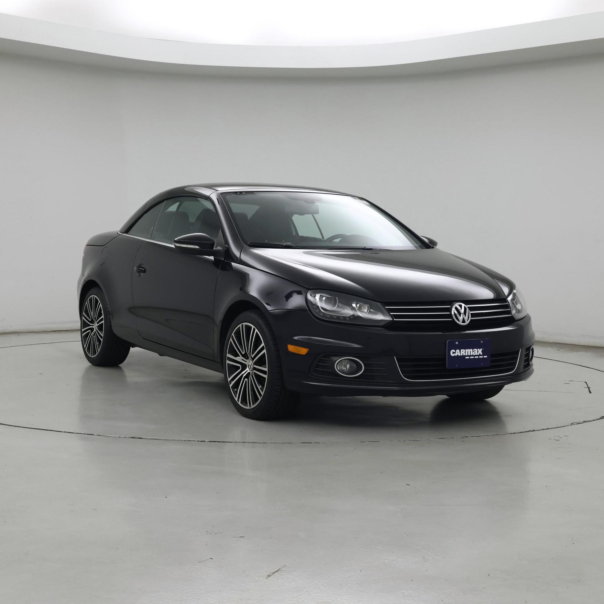 Black 2015 Volkswagen Eos Convertible Front-Wheel Drive Automatic