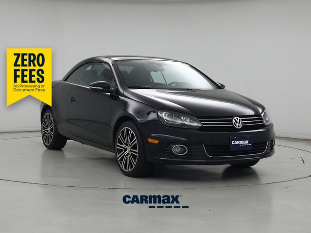 Black 2015 Volkswagen Eos Convertible Front-Wheel Drive Automatic