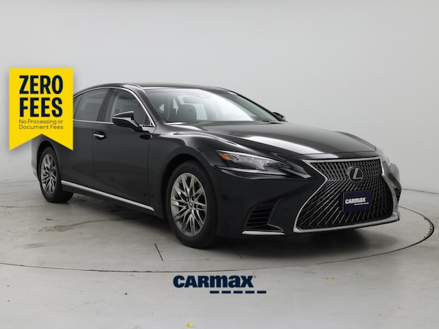 Black 2018 Lexus LS Sedan Rear-Wheel Drive Automatic