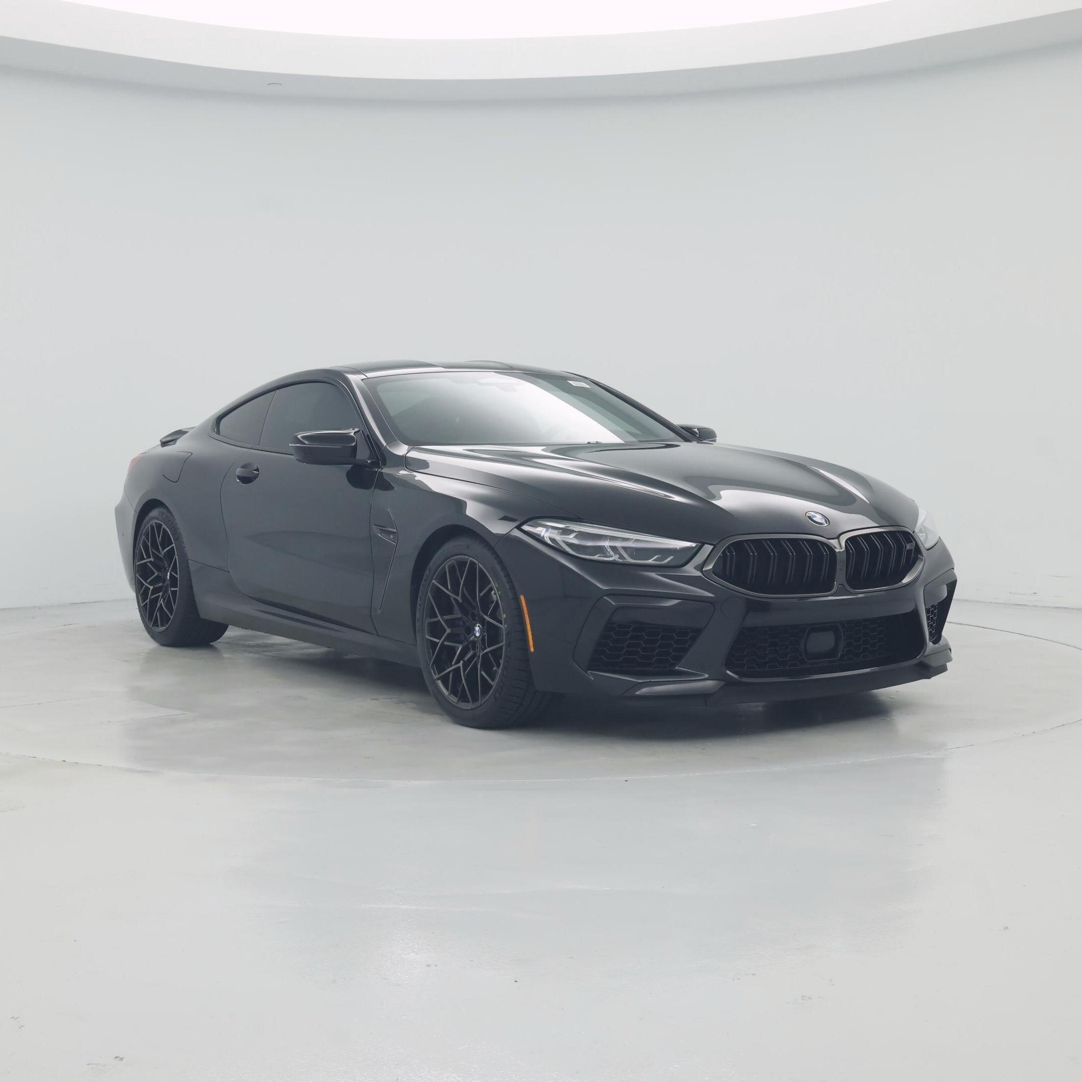 Black 2020 BMW M8 Coupe All-Wheel Drive Automatic
