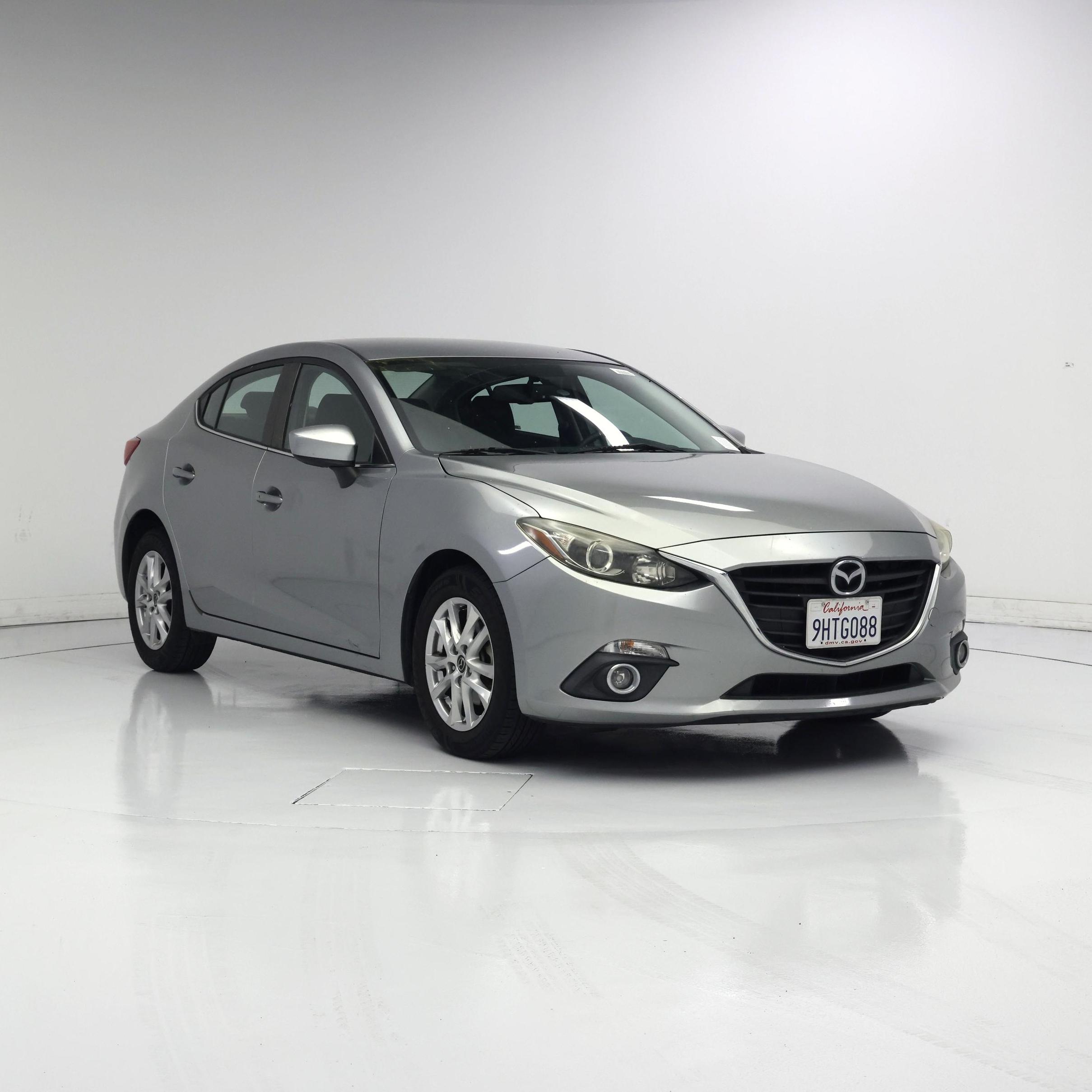 Silver 2014 Mazda MAZDA3 Sedan Front-Wheel Drive Automatic