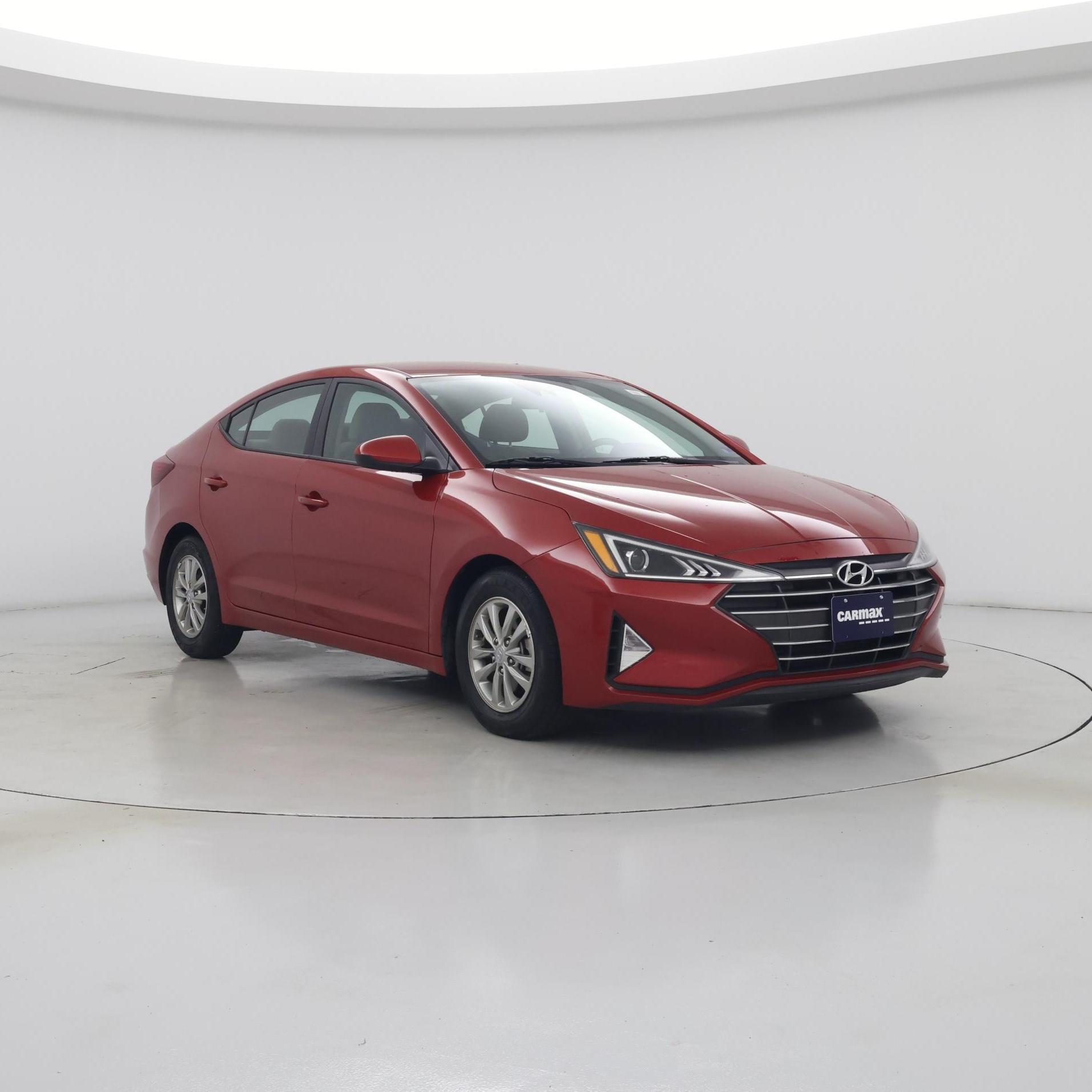 Red 2020 Hyundai Elantra Sedan Front-Wheel Drive Automatic
