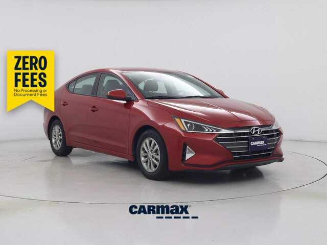 Red 2020 Hyundai Elantra Sedan Front-Wheel Drive Automatic