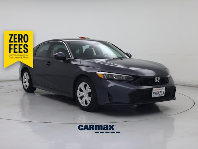 Gray 2025 Honda Civic Sedan Front-Wheel Drive Automatic