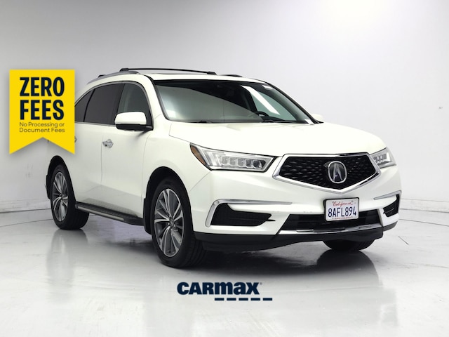 White 2017 Acura MDX SUV / Crossover All-Wheel Drive Automatic