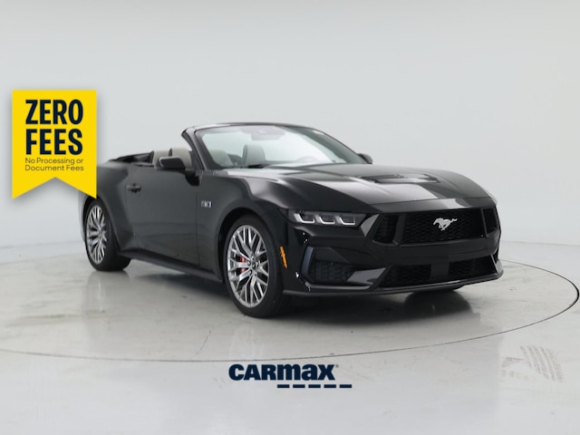 Black 2024 Ford Mustang Convertible Rear-Wheel Drive Automatic
