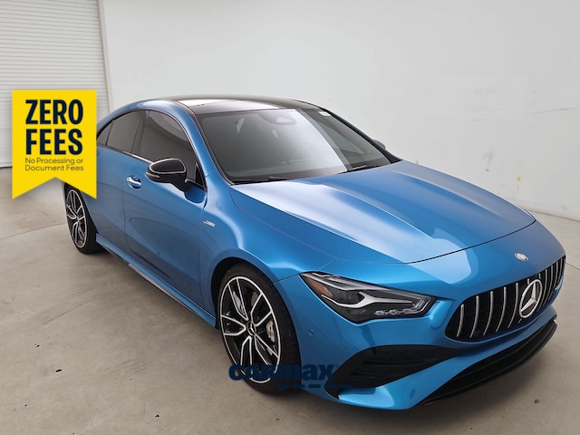 Blue 2024 Mercedes-Benz CLA Coupe All-Wheel Drive Automatic