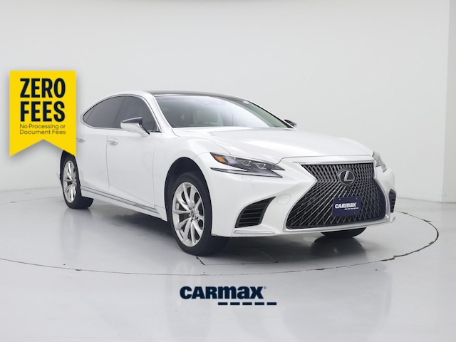 White 2018 Lexus LS Sedan Rear-Wheel Drive Automatic