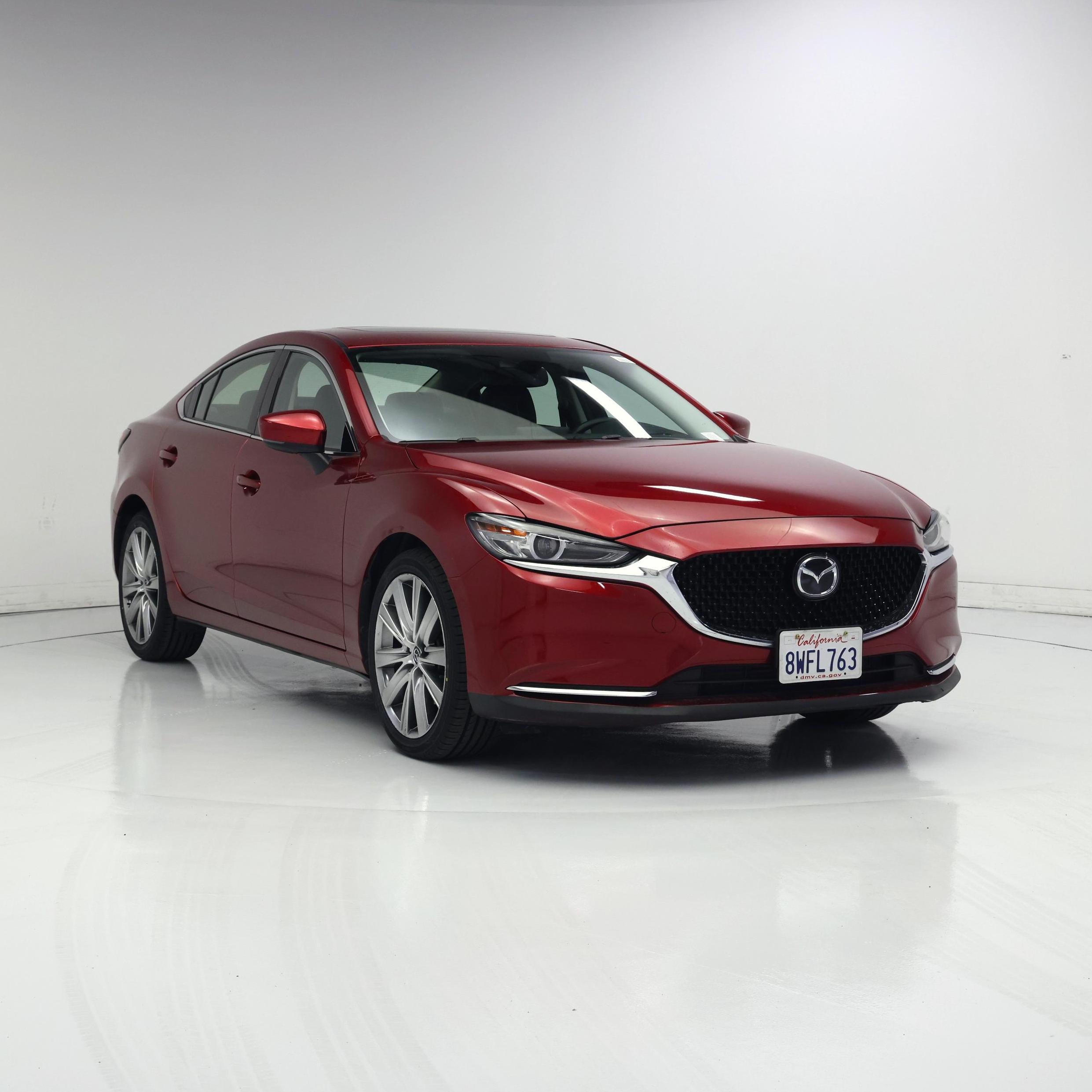 Red 2021 Mazda MAZDA6 Sedan Front-Wheel Drive Automatic