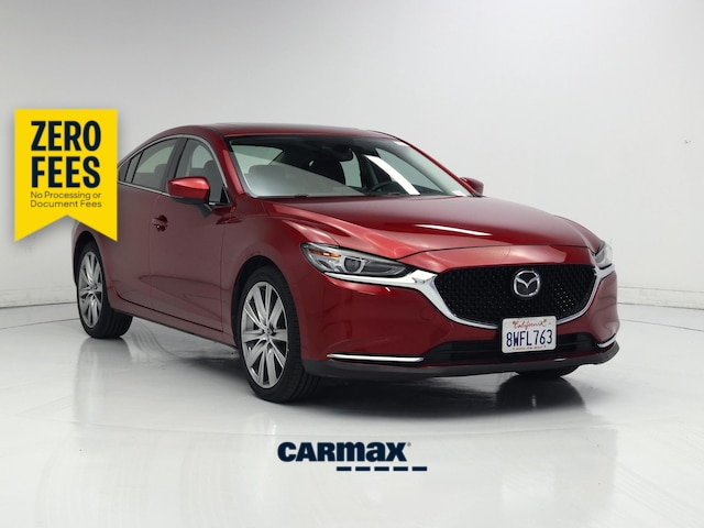 Red 2021 Mazda MAZDA6 Sedan Front-Wheel Drive Automatic