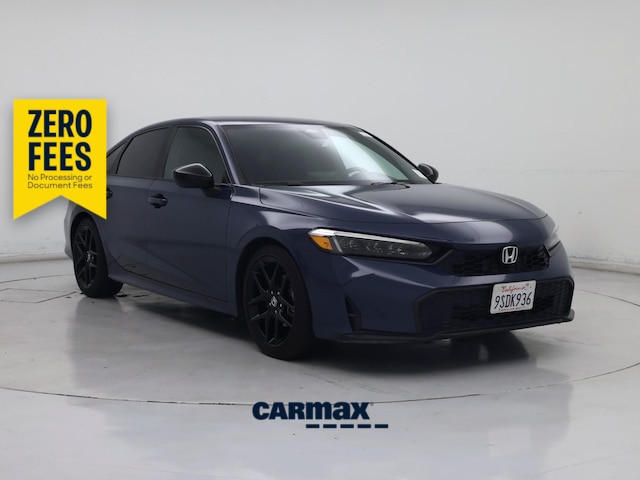 Blue 2025 Honda Civic Sedan Front-Wheel Drive Automatic