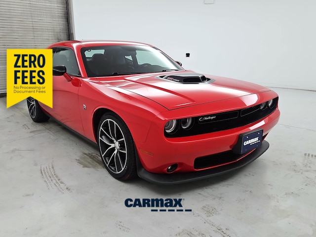 Red 2015 Dodge Challenger Coupe Rear-Wheel Drive Manual