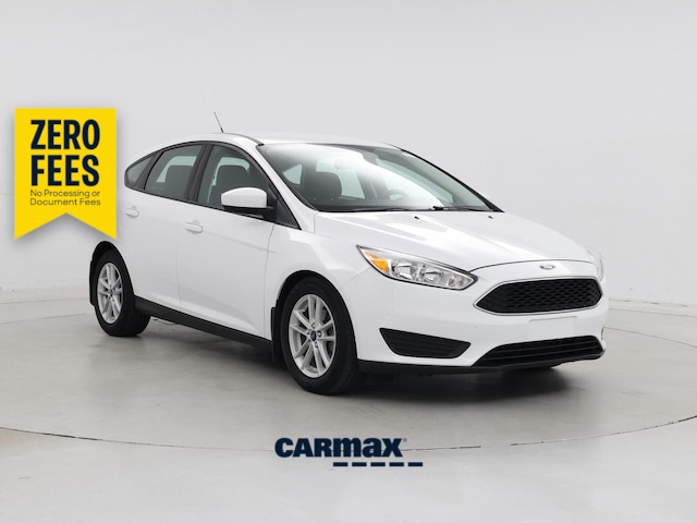 White 2018 Ford Focus Hatchback Front-Wheel Drive Automatic