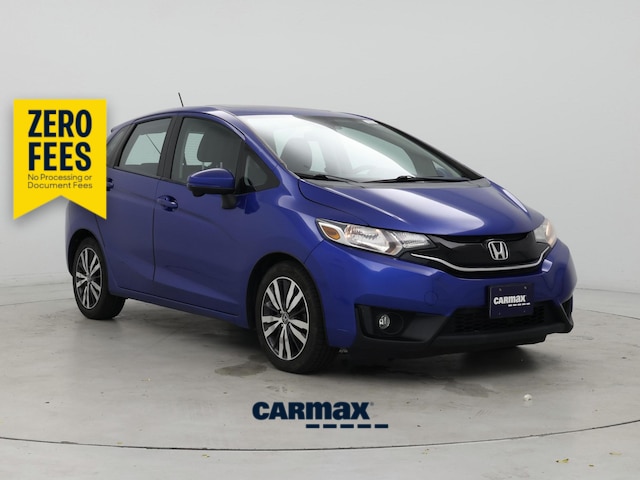 Blue 2015 Honda Fit Hatchback Front-Wheel Drive Automatic
